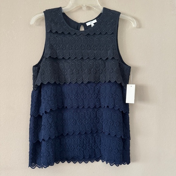 NWT Joie lucette sleeveless 100% silk top S - Picture 2 of 8